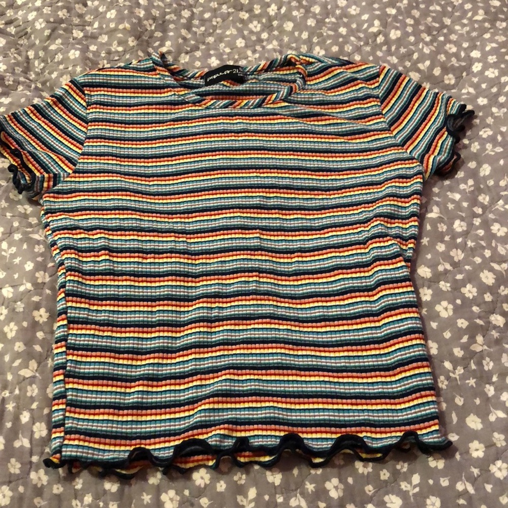 striped tee shirt